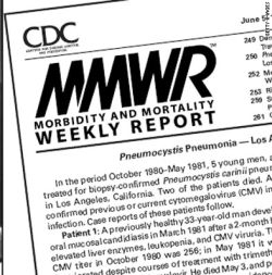 Die CDC Meldung vom 5. Juni 1981