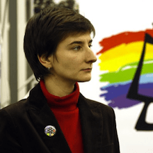 Die russische LGBT-Aktivistin Gulya Sultanova (Foto: Воскресенский Петр)