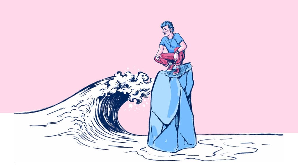 TransPerson trotzt den Wellen des Widerstands